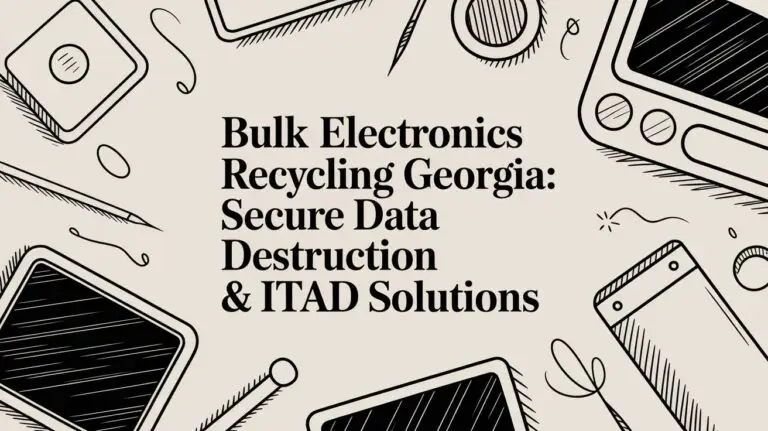 Bulk Electronics Recycling Georgia: Secure IT Asset Disposal for Businesses
