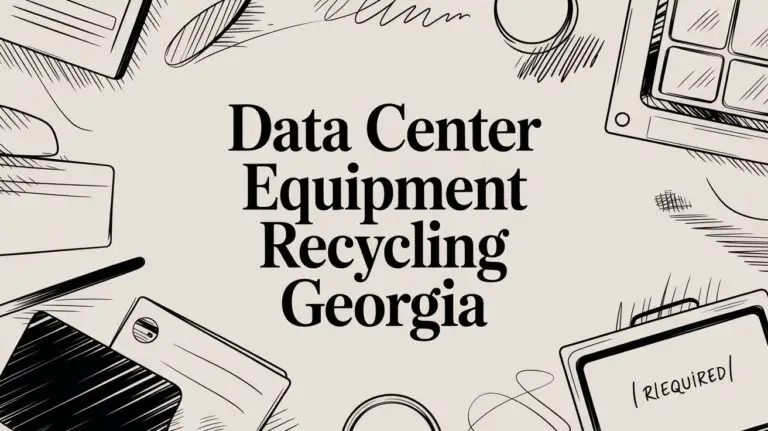 Navigating Data Center Equipment Recycling in Georgia: A Guide for Businesses