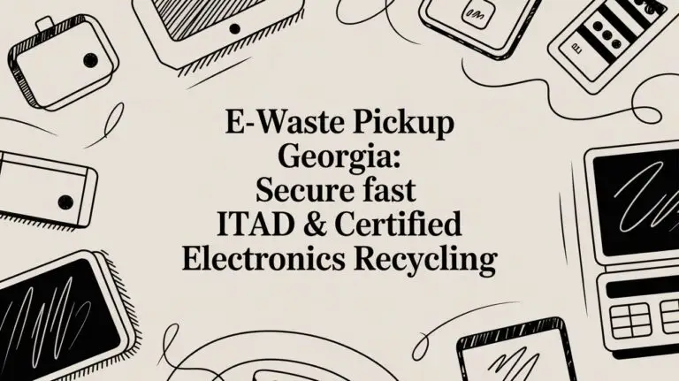 E-waste Pickup Georgia: Secure ITAD & Certified Electronics Recycling for Businesses