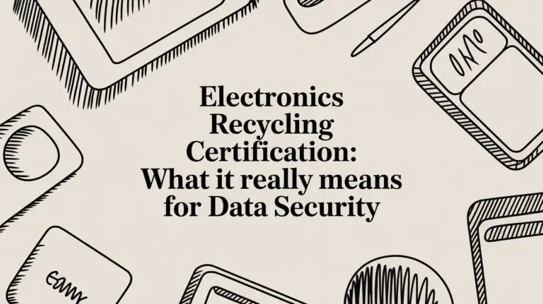 Electronics Recycling Certification: What It Really Means for Your Business&rsquo;s Data Security & Compliance