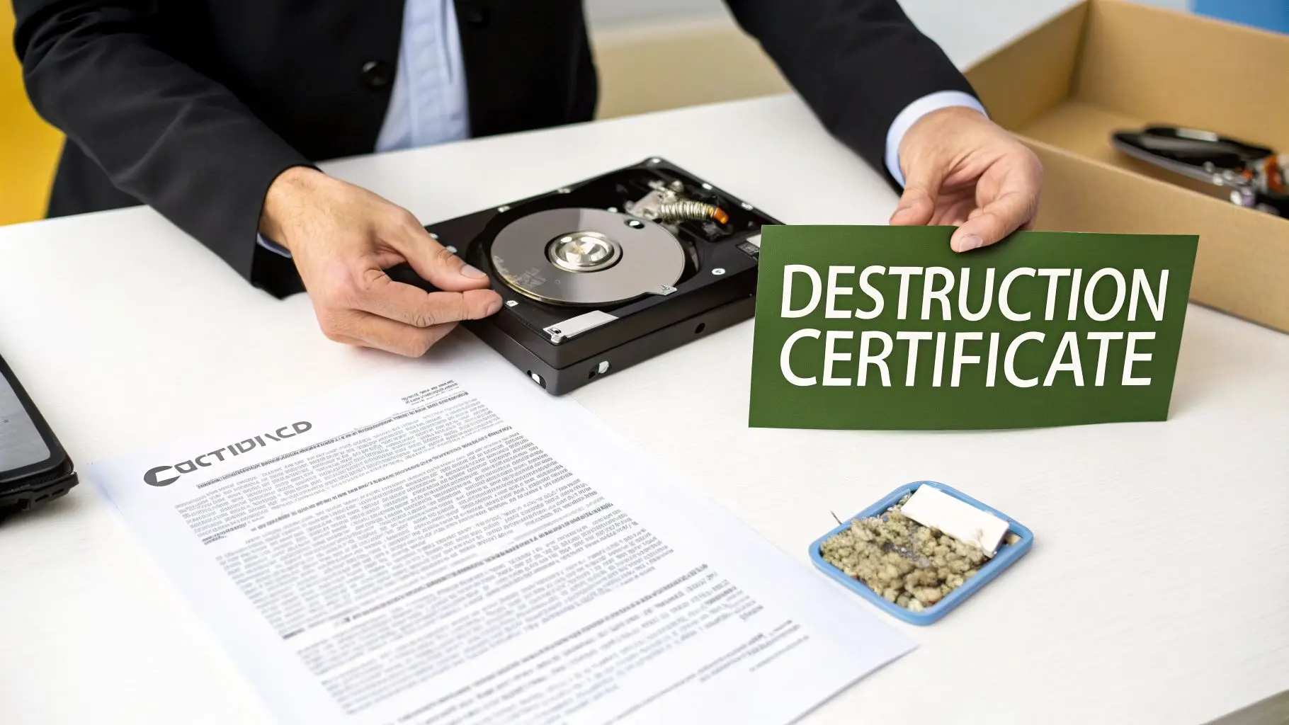 Your Guide to an HDD Destruction Certificate Your Guide to an HDD Destruction Certificate