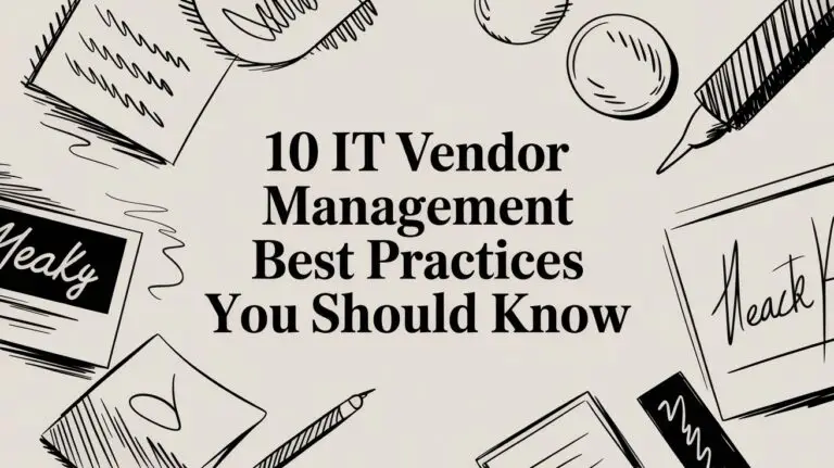 10 IT Vendor Management Best Practices You Should Know