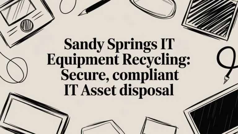 Sandy Springs IT equipment recycling: Secure, compliant IT asset disposal