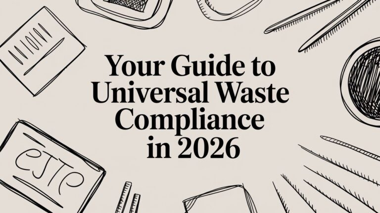 Your Guide to Universal Waste Compliance in 2026