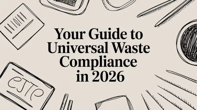 Your Guide to Universal Waste Compliance in 2026