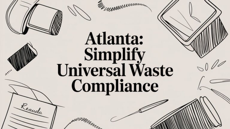 Atlanta: Simplify Universal Waste Compliance for Your Business