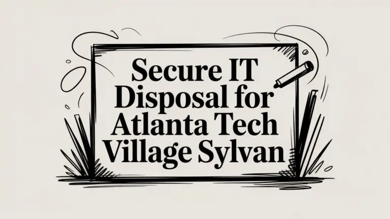 Secure IT Disposal for Atlanta Tech Village Sylvan