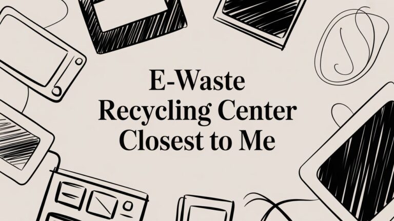 E-Waste Recycling Center Closest To Me
