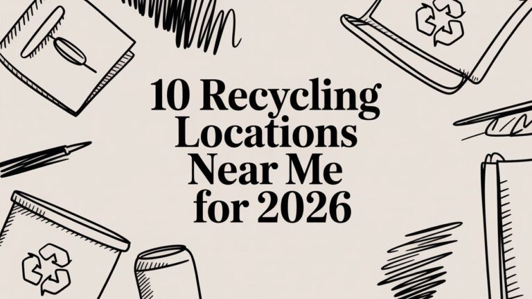 10 Recycling Locations Near Me for 2026