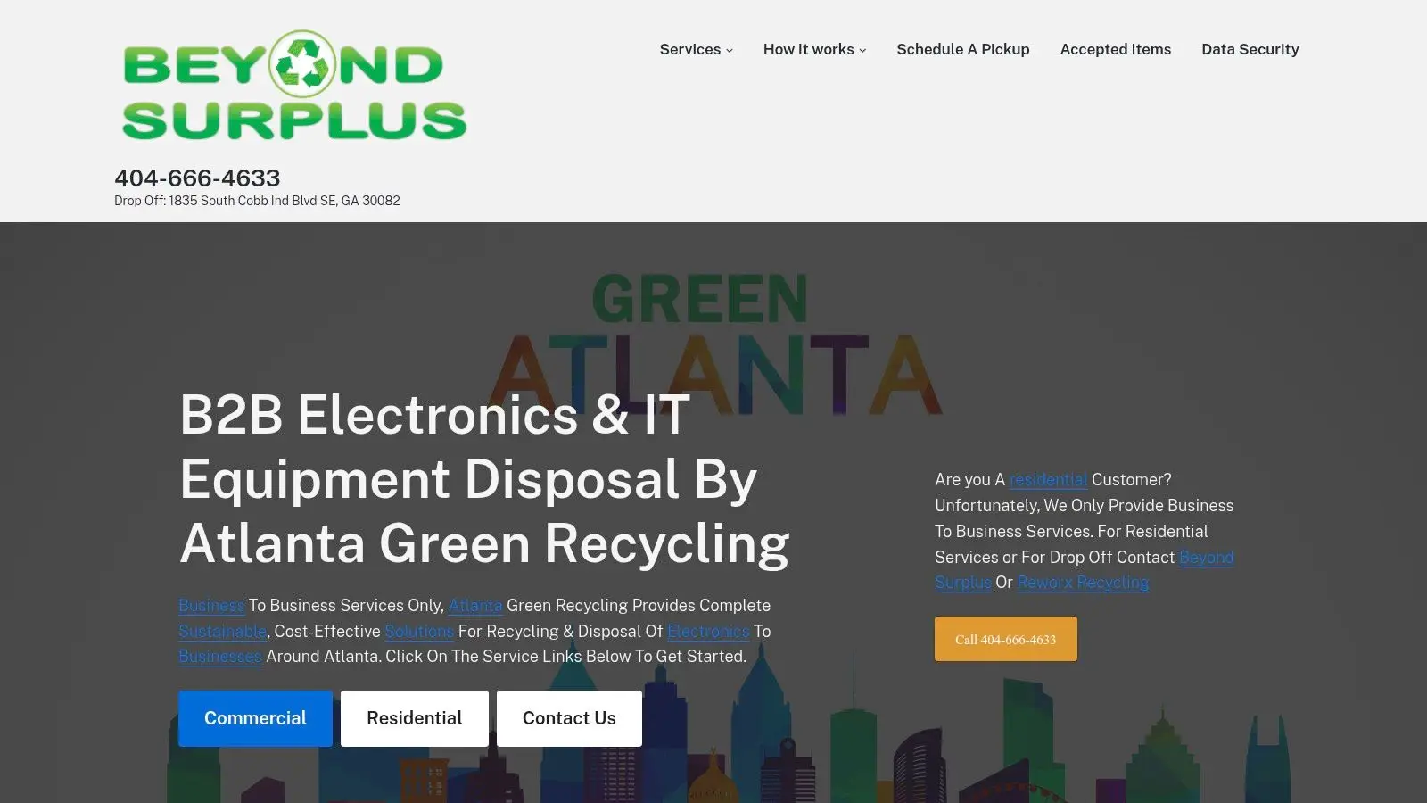 Atlanta Recycling Places Near Me for Business ITAD Atlanta Recycling Places Near Me for Business ITAD