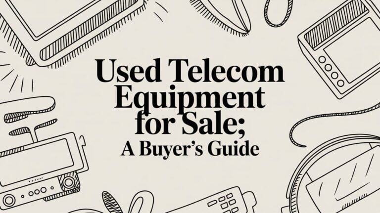 Used Telecom Equipment for Sale: A Buyer’s Guide